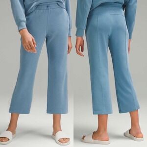 Lululemon Softstreme High Rise Wide Leg‎ Utility Pants Blue Womens Sz 20 LW6BZXS